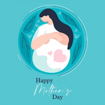 Happy mother's day illustration