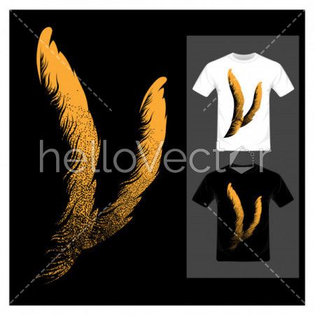 T-shirt graphic design - Vector illustration