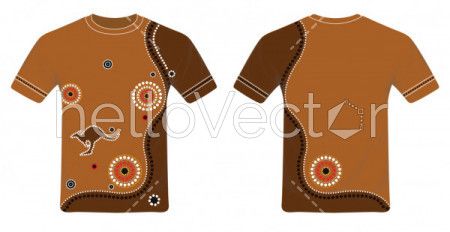 Aboriginal Art T-Shirt Design