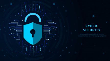 Cyber security background