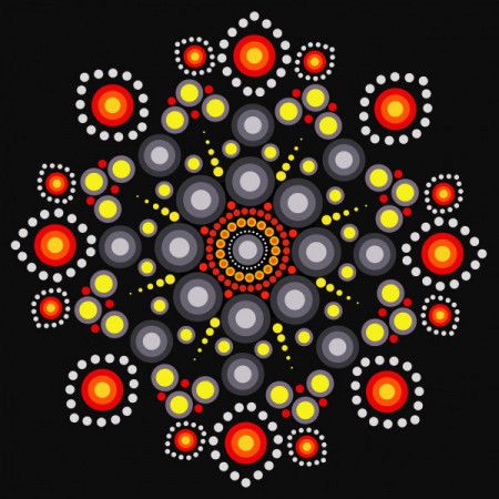 Dot mandala art - Vector illustration