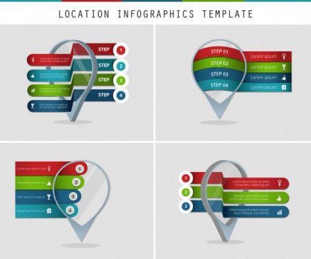 Location infographic template