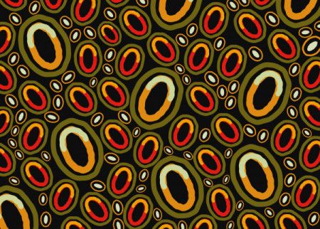 Aboriginal seamless pattern background