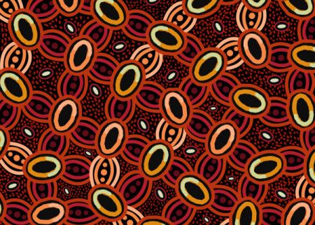 Aboriginal seamless pattern background