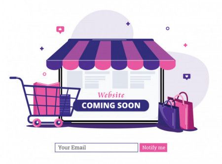 Website coming soon landing page template
