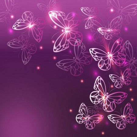 Butterfly wallpaper background vector