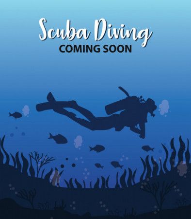 Scuba diving coming soon template