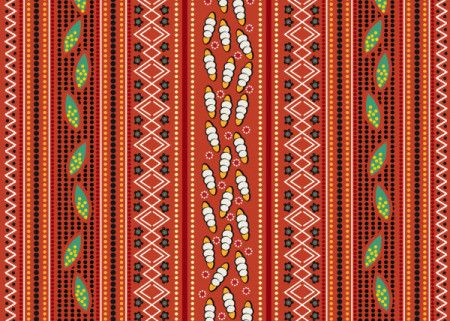 Aboriginal art vector textile pattern design