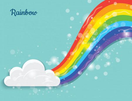 Cartoon Rainbow Background Vectors - Download 6609 Royalty-Free Graphics -  Hello Vector