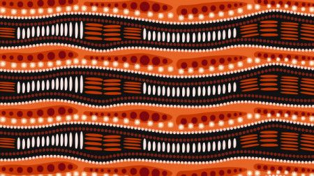 Aboriginal art vector background for fabric and textile