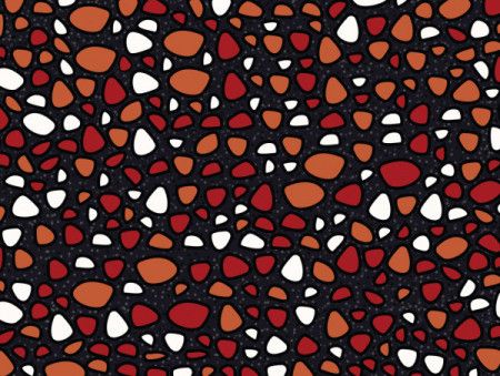 Aboriginal dot art seamless pattern for fabric and textile