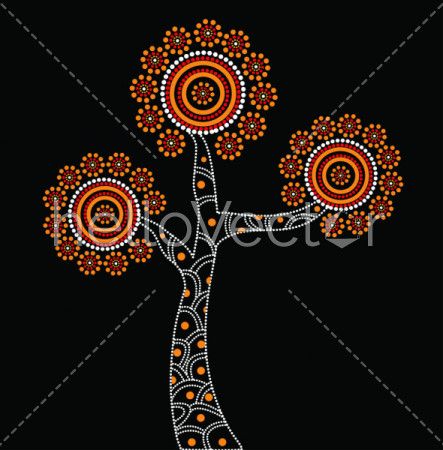 Aboriginal Tree Illustration