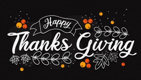 Happy Thanksgiving Day typography for greeting cards and poster
