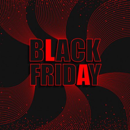 Abstract black Friday background