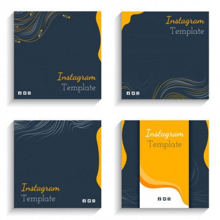 Blue Instagram Post Design