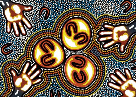 Unity Aboriginal Dot Background