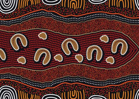 Illustration of aboriginal art