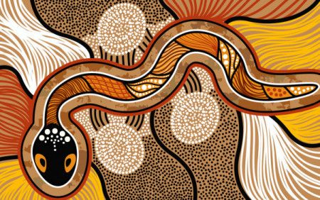 Snake Aboriginal Art