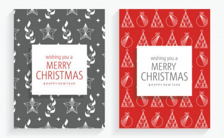 Merry Christmas Greeting Card Designs