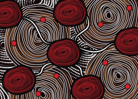 Connection background - Aboriginal artwork
