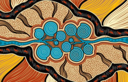 Nature Dot Art - Aboriginal
