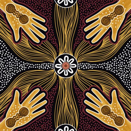 Aboriginal Hand Painting