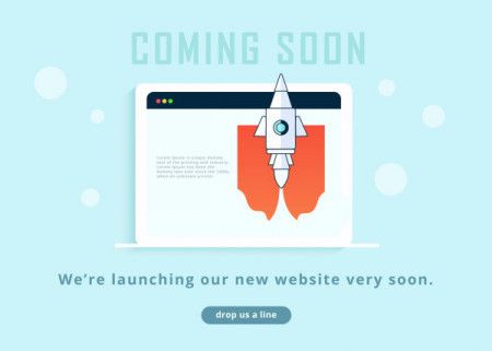 Coming Soon Page Design With Rocket
