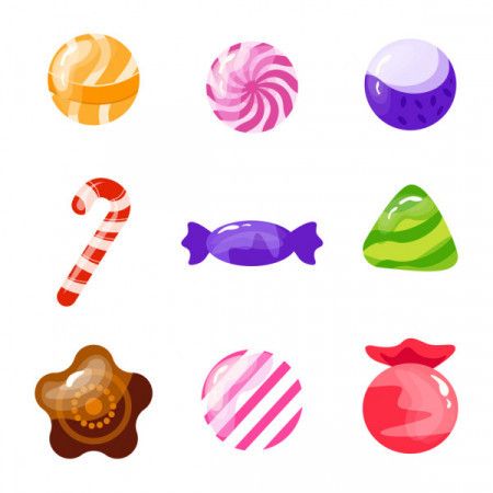 Different Sweet Candies