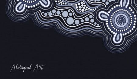 Aboriginal art abstract poster