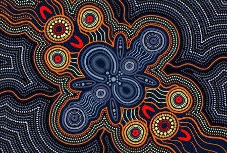 Aboriginal art background