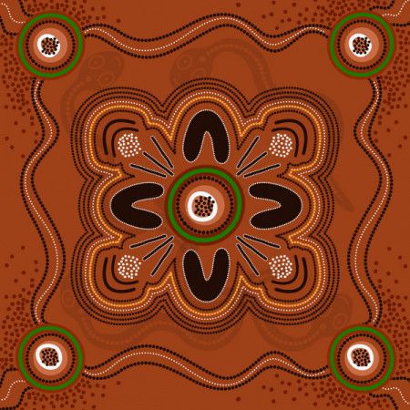 Aboriginal vector artwork