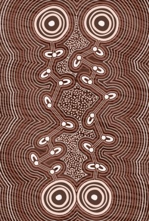 Indigenous connection art background