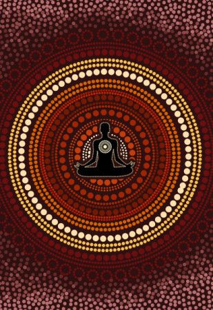 Aboriginal artwork for meditation