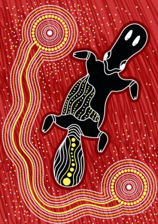 Aboriginal Platypus Art