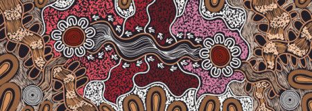 Aboriginal contemporary style of artwork