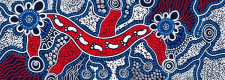 Contemporary style of aboriginal painting