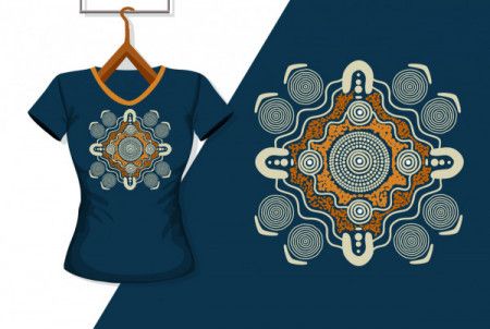 Aboriginal design for t-shirt