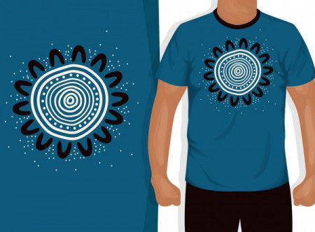 Aboriginal artwork for t-shirt