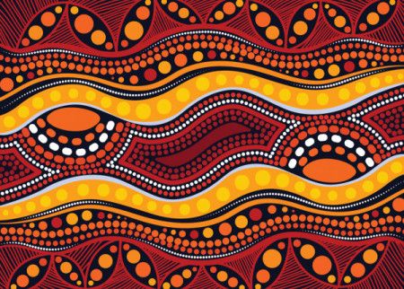 Aboriginal artwork for fabric and textile