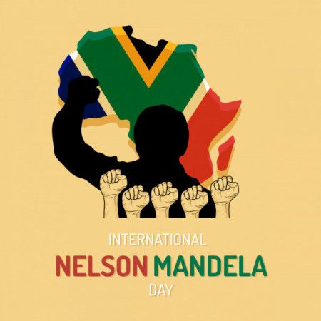 International Nelson Mandela Day Banner Design