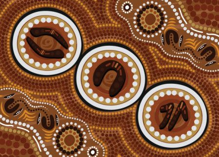 Aboriginal artwork - vector