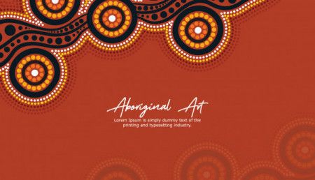 Aboriginal artwork for poster design