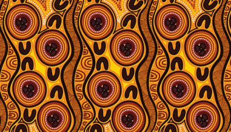 Aboriginal seamless pattern design