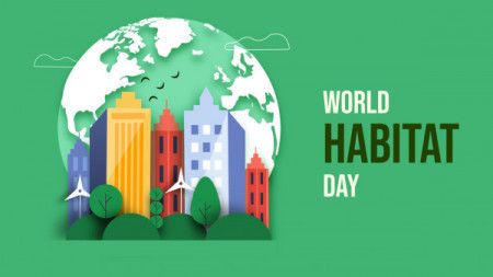 World habitat day event poster design