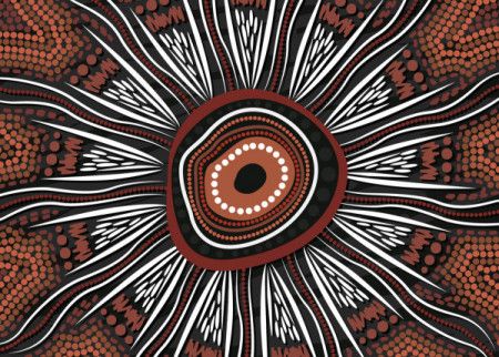 Aboriginal painting for meditation
