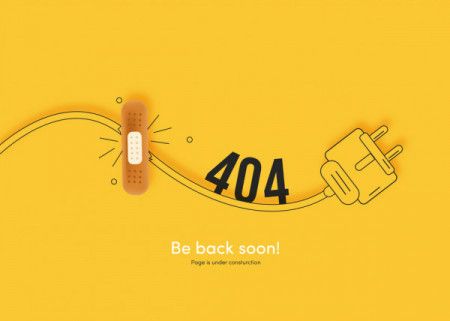 Minimal Style 404 Error Page Template