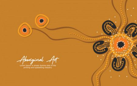 Aboriginal art poster design