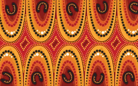 Aboriginal background seamless style