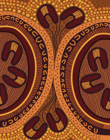 Aboriginal art painting - ready to print