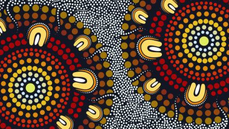 Aboriginal Dot Australian Artwork - ready to print